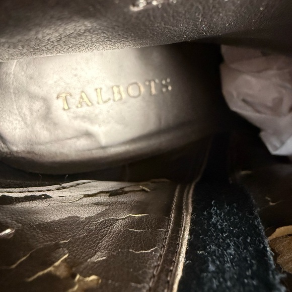 Talbots Banya leopard Print calf hair Ankle Booties size 8.5 - Picture 2 of 13